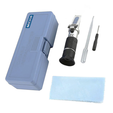 Рефрактометр для автомобилистов (пропиленгликоль, этиленгликоль, электролит) МЕГЕОН 72023 купить по низкой цене | МАКСПРОФИТ