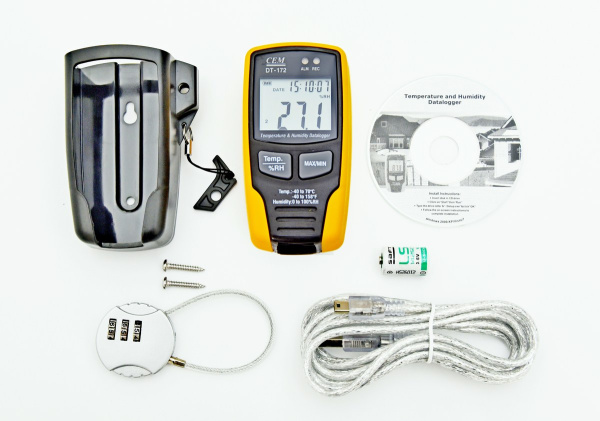 CEM DT-172 Регистратор температуры и влажности, даталоггер купить по низкой цене | МАКСПРОФИТ